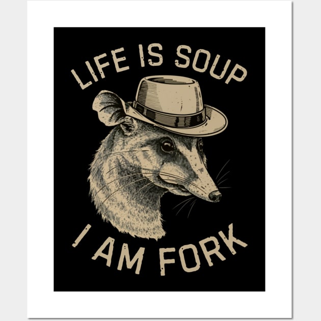 Opossum-quotes Wall Art by WordsOfVictor